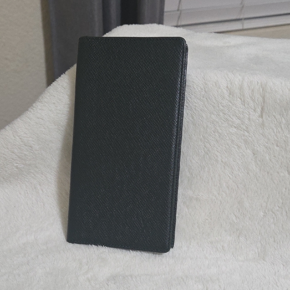Louis Vuitton Dark Green Long Leather Wallet
